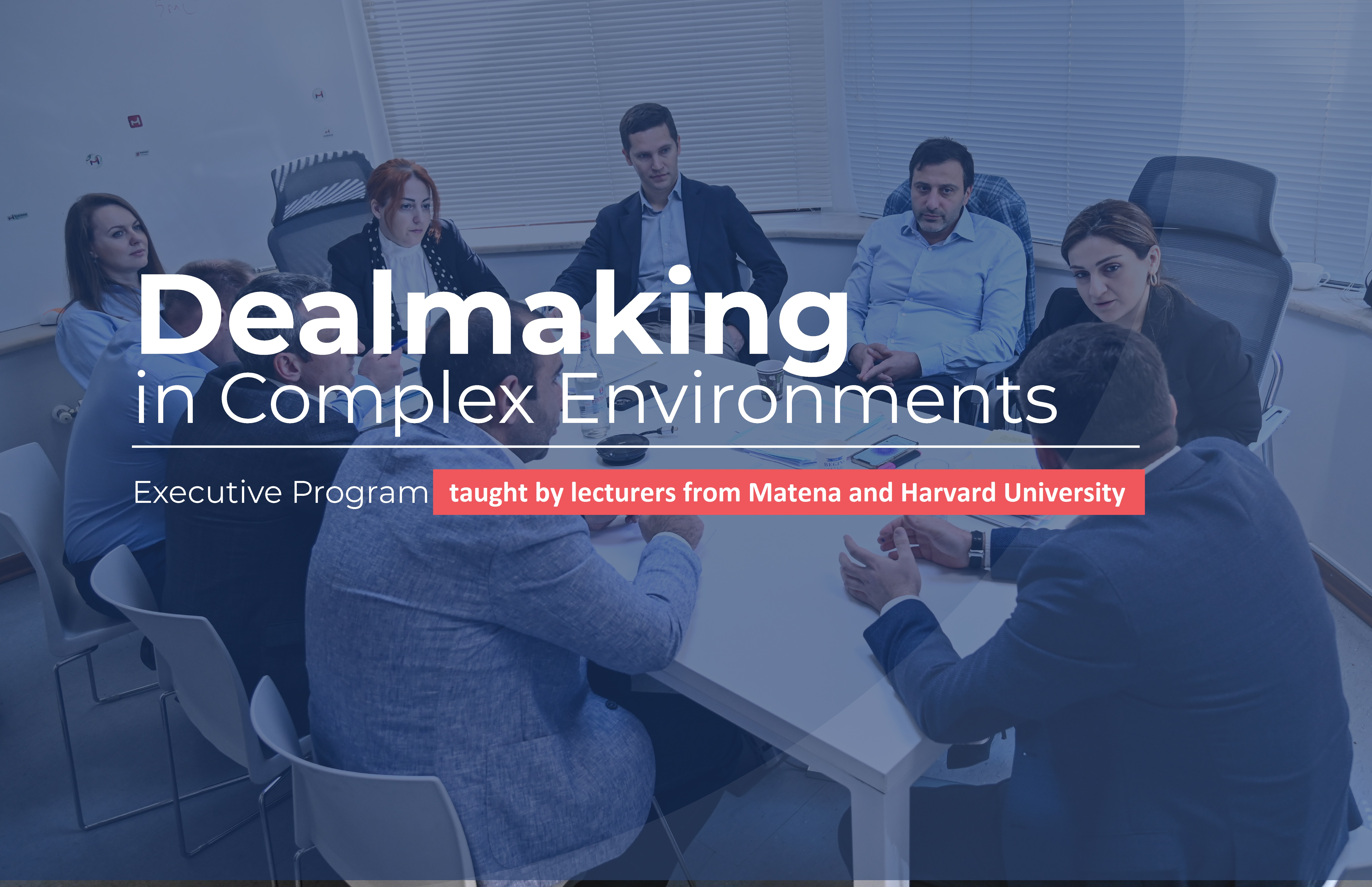 «Dealmaking in Complex Environments». ղեկավարների մասնագիտական զարգացման ծրագիր